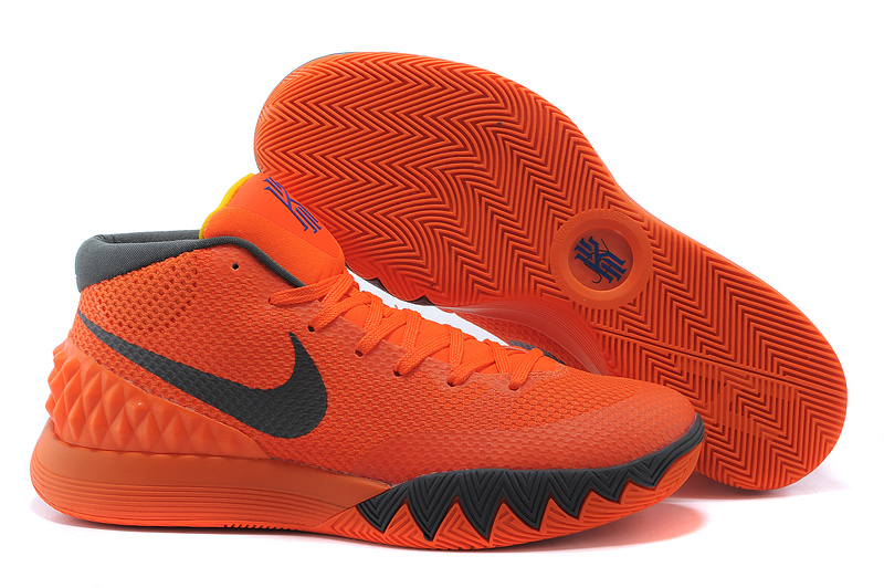 Nike Kyrie 1 Orange Black Basketball Shoes - Click Image to Close