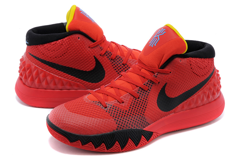 Nike Kyrie 1 Red Black Basketball Shoes - Click Image to Close