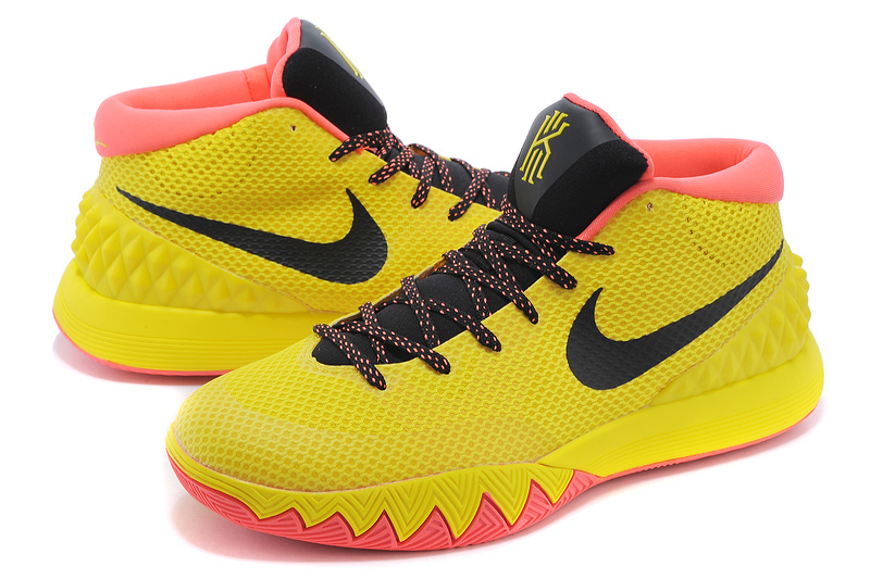 Nike Kyrie 1 Yellow Red Basketball Shoes