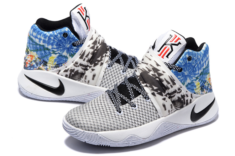 Nike Kyrie 2 All Star White Black Blue Basketball Shoes - Click Image to Close