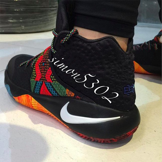 Nike Kyrie 2 BHM Black Colorful Shoes - Click Image to Close