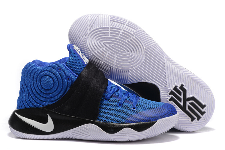 Nike Kyrie 2 Blue Black White Shoes - Click Image to Close