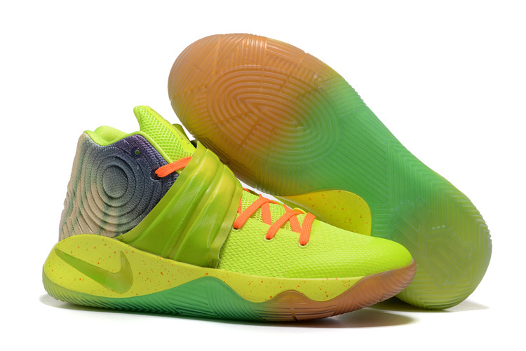 Nike Kyrie 2 Midnight Fluorscent Green Shoes - Click Image to Close