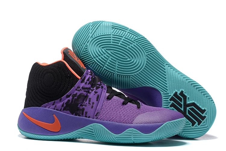 Nike Kyrie 2 Purple Black Orange Basketball Shoes