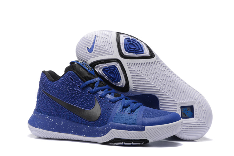 Nike Kyrie 3 Blue Black White Basketball Shoes