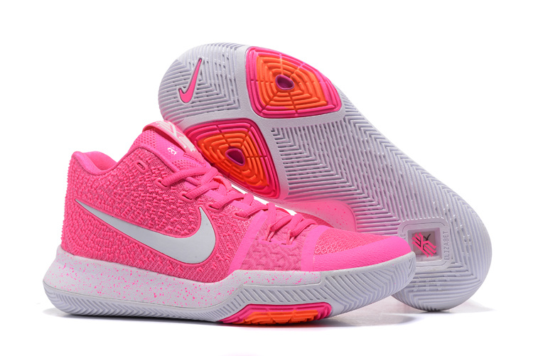 Nike Kyrie 3 Breast Cancer Pink White Shoes