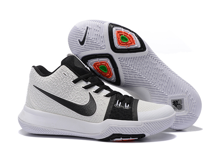 Nike Kyrie 3 White Black Colorful Shoes