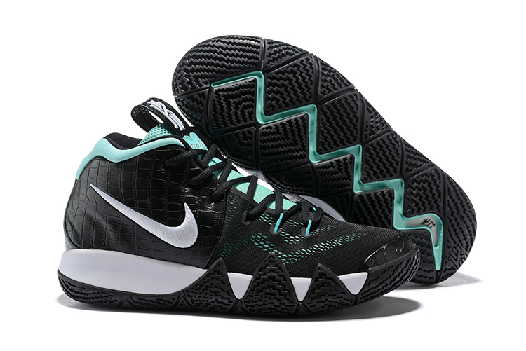 Nike Kyrie 4 Black Mint Green Basketball Shoes