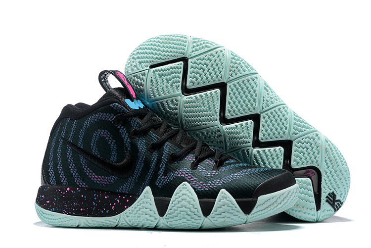 Nike Kyrie 4 South Coast Black Laser Basketball Shoes - Click Image to Close