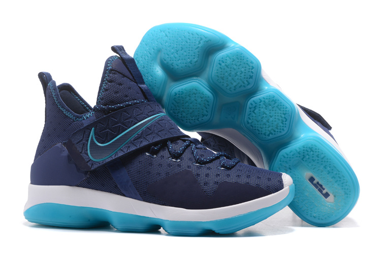 Nike LeBron 14 Blue White Shoes