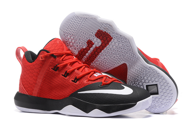 Nike LeBron Ambassador IX Red Black White Shoes