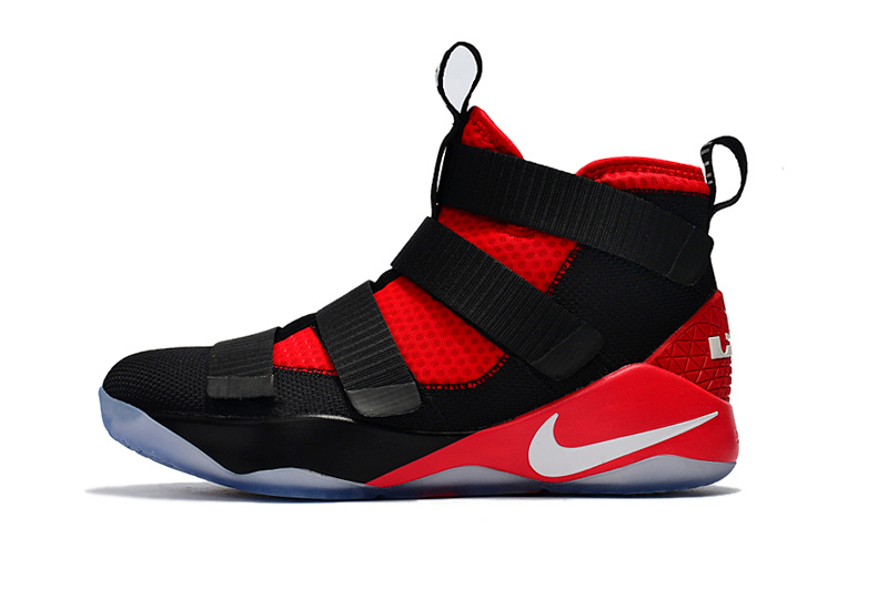 Nike LeBron Soldier 11 Black Red Shoes
