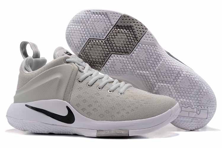 Nike LeBron Witness I Grey White Gold Shoes - Click Image to Close