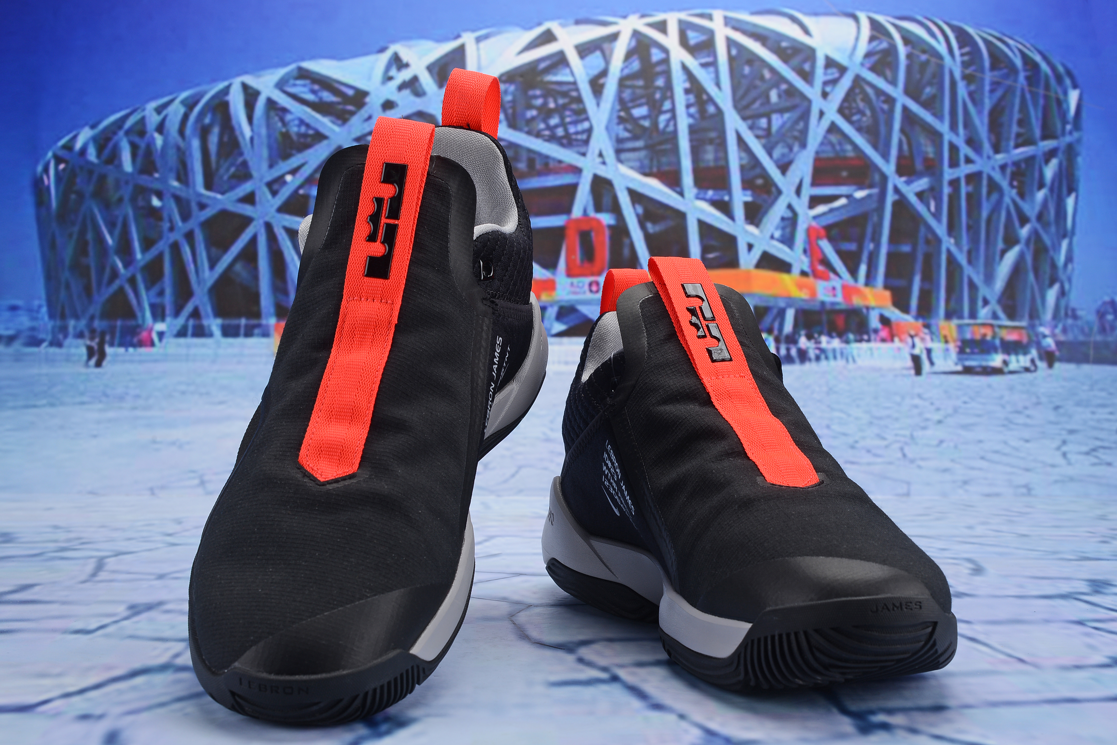 Nike Lebrom Ambassador 11 Black Red Shoes