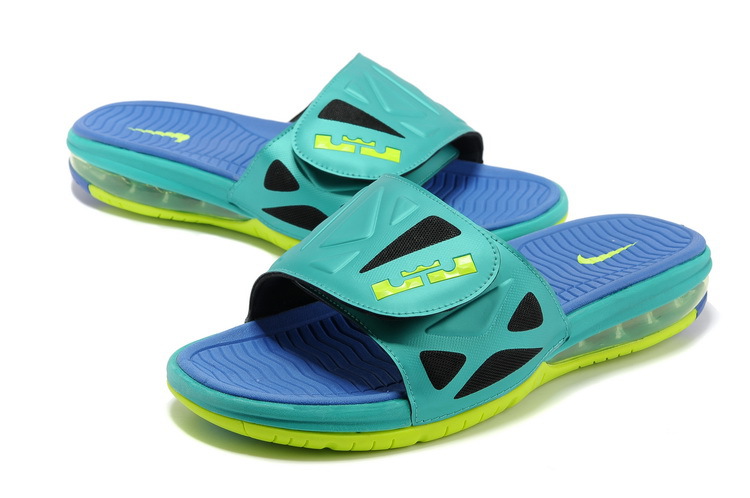 Nike Lebron James Hydro 10 Air Cushion Green Blue Sandal