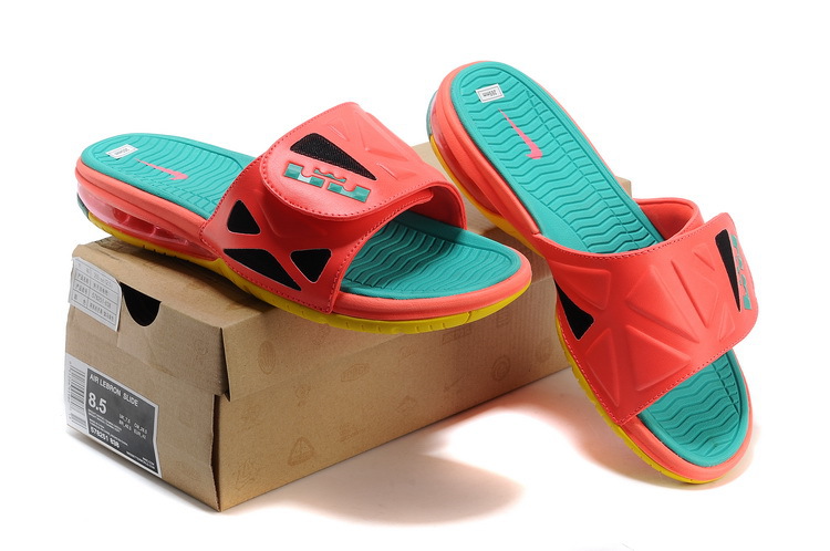 Nike Lebron James Hydro 10 Air Cushion Watermelon Colorways Sandal - Click Image to Close