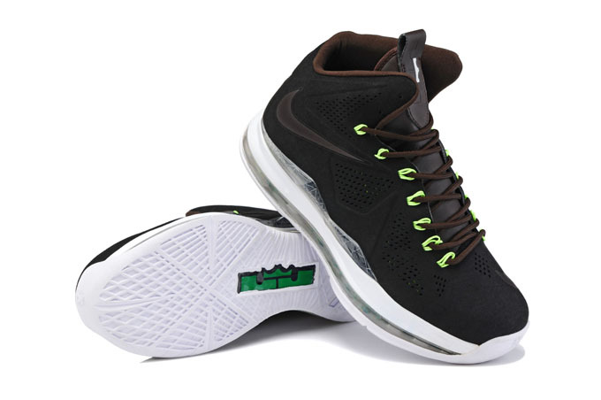 Nike Lebron James 10 Black White Shoes