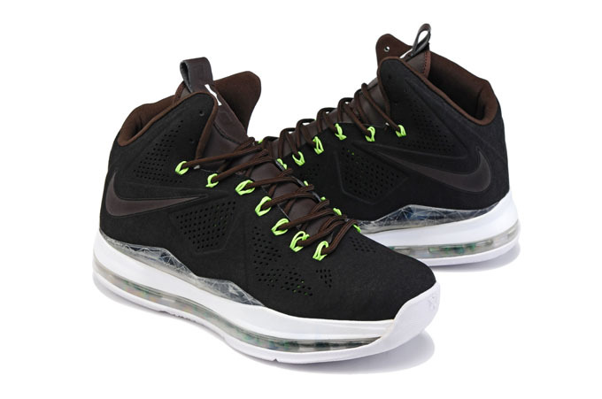 Nike Lebron James 10 Black White Shoes - Click Image to Close