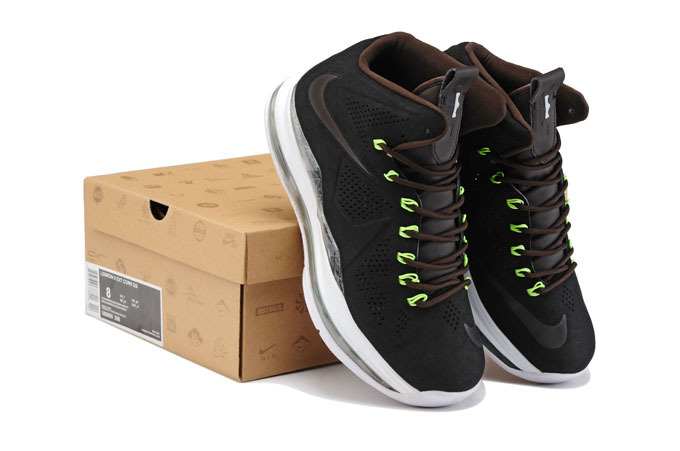 Nike Lebron James 10 Black White Shoes - Click Image to Close