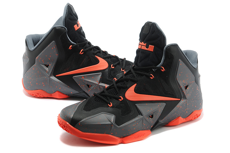 Latest Nike Lebron James 11 Shoes Black Red