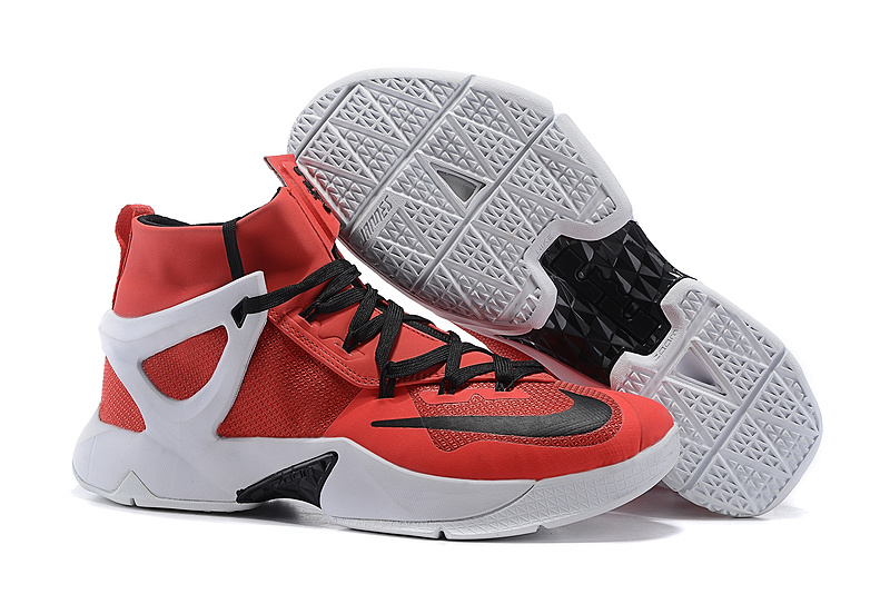 Nike Lebron 13 Red Black White Basketball Shoes