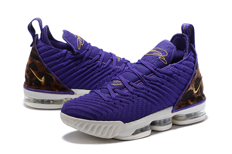 2019 Nike Lebron 16 Leopard Grain Purple