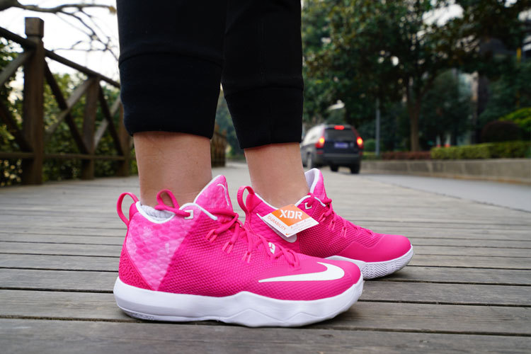 Nike Lebron Ambassador IX Breast Cancer Pink White Shoes