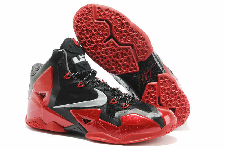 Lebron James 11 Black Red Shoes