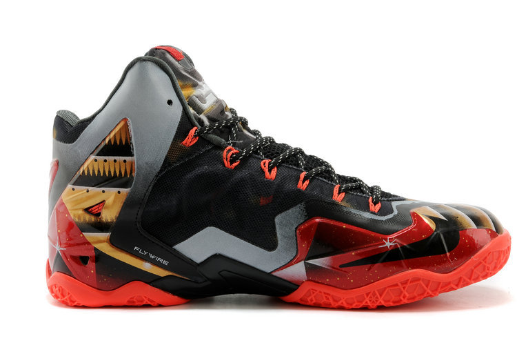 Lebron James 11 Black Red Shoes - Click Image to Close