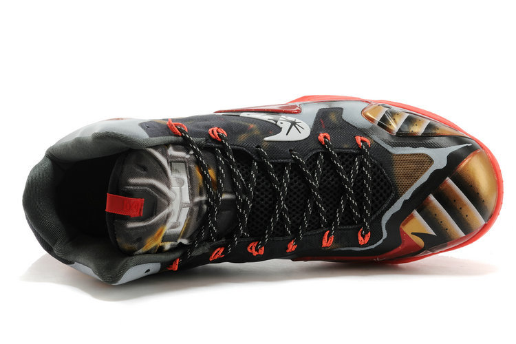 Lebron James 11 Black Red Shoes - Click Image to Close