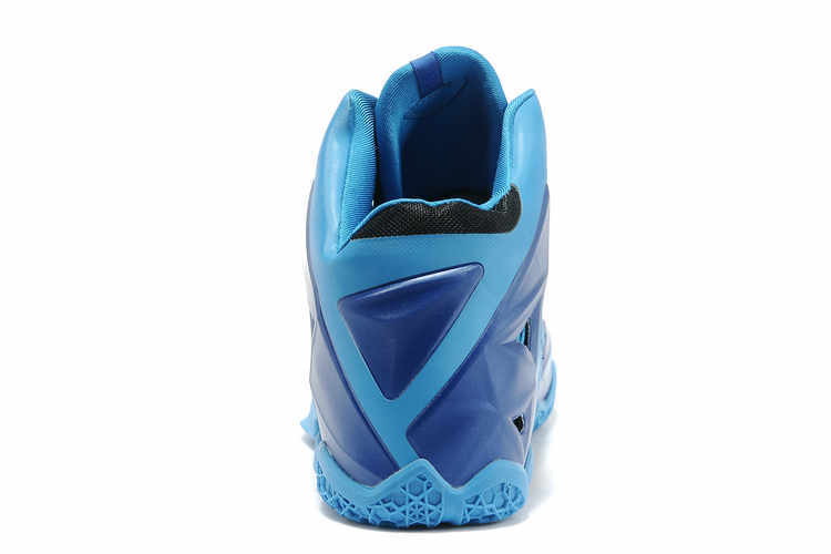 Lebron James 11 Blue Black Green Basketball Shoes - Click Image to Close