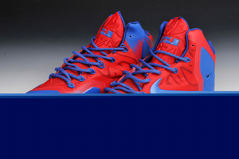 Lebron James 11 Hawaii Red Blue Basketball Shoes
