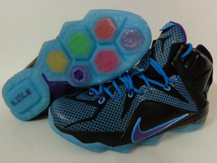 lebron shoes kids blue