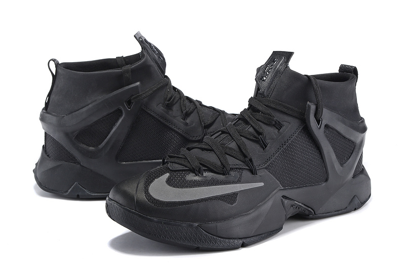 Nike Lebron James 13 All Black Shoes - Click Image to Close