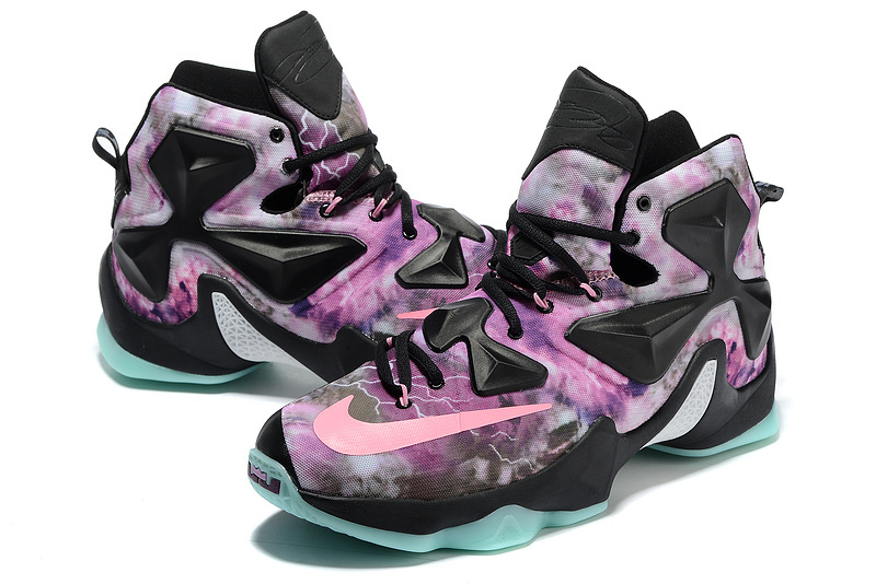 Nike Lebron James 13 All Star Black Pink Basketball Shoes - Click Image to Close