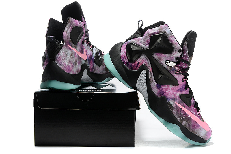 Nike Lebron James 13 All Star Black Pink Basketball Shoes - Click Image to Close