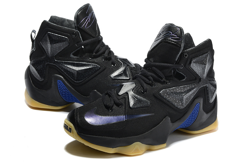 Nike Lebron James 13 Black Gold Basketball Shoes - Click Image to Close