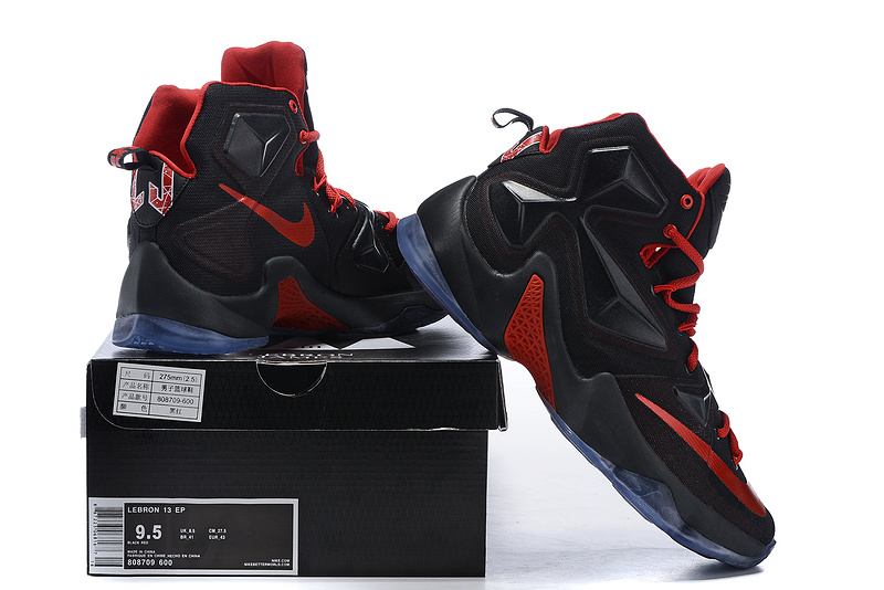 Nike Lebron James 13 Black Red Shoes