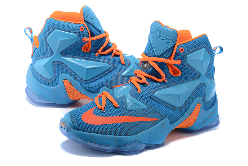 Nike Lebron James 13 Blue Orange Shoes