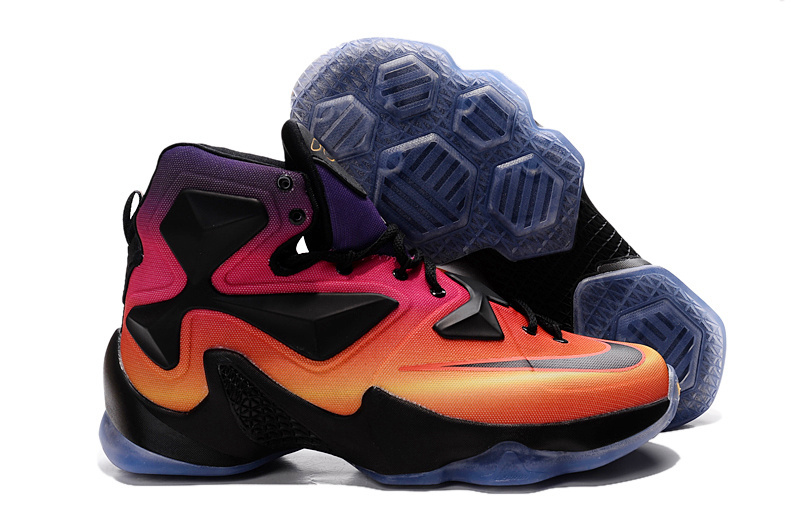 Nike Lebron James 13 Doernbecher Orange Black Shoes - Click Image to Close