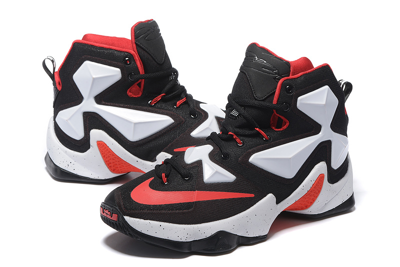 Nike Lebron James 13 Elite Black White Red Shoes