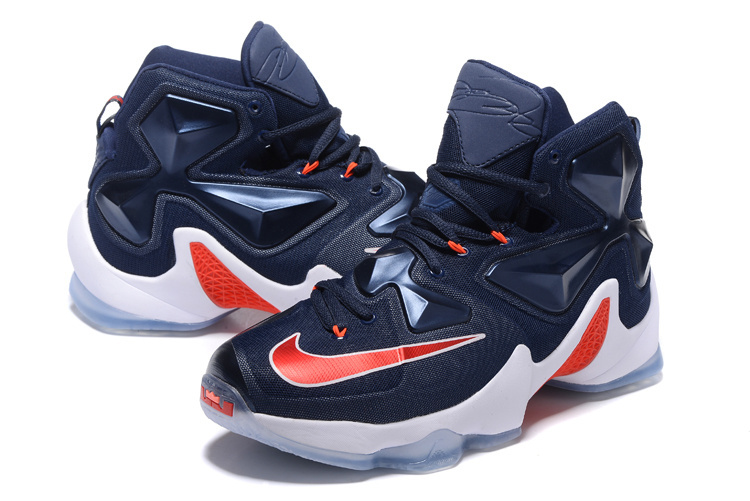 Nike Lebron James 13 Independence Day Blue Red White Shoes