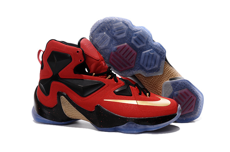Nike Lebron James 13 Red Black Shoes