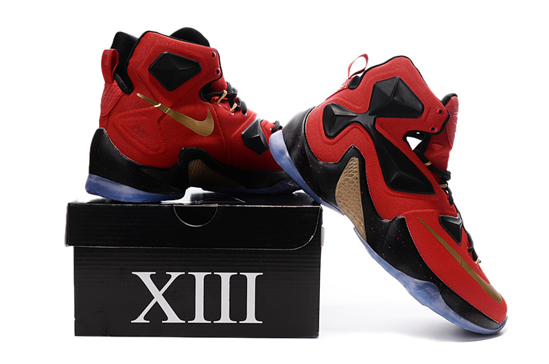 Nike Lebron James 13 Red Black Shoes