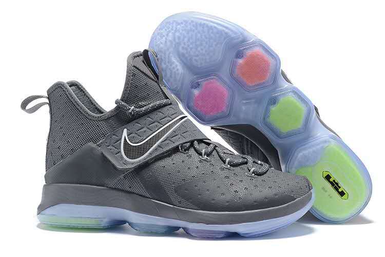 Nike Lebron James 14 Wolf Grey Shoes - Click Image to Close