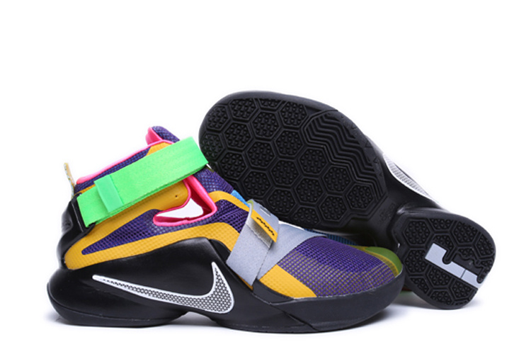 Nike Lebron James 9 Soldier Mandarin Duck Shoes - Click Image to Close