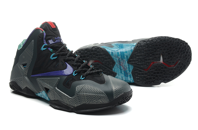 Lebron James 11 Black Blue - Click Image to Close