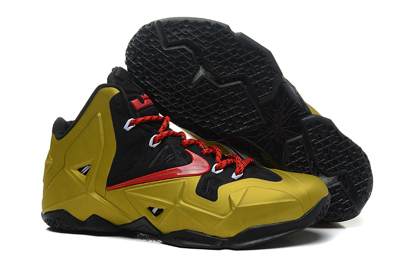 Lebron James 11 Black Gold Red