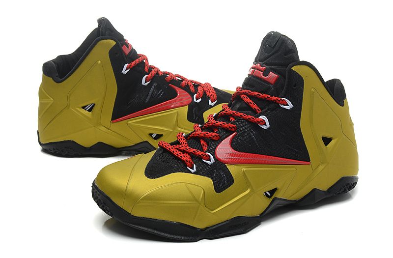 Lebron James 11 Black Gold Red