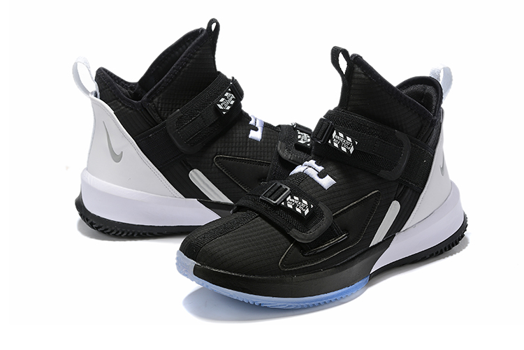 2019 Nike Lebron Solider 13 Black White - Click Image to Close